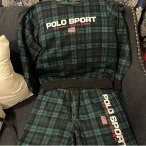 Mens XL polo jogger set